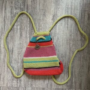 The Sak Multicolor Knit Small Backpack